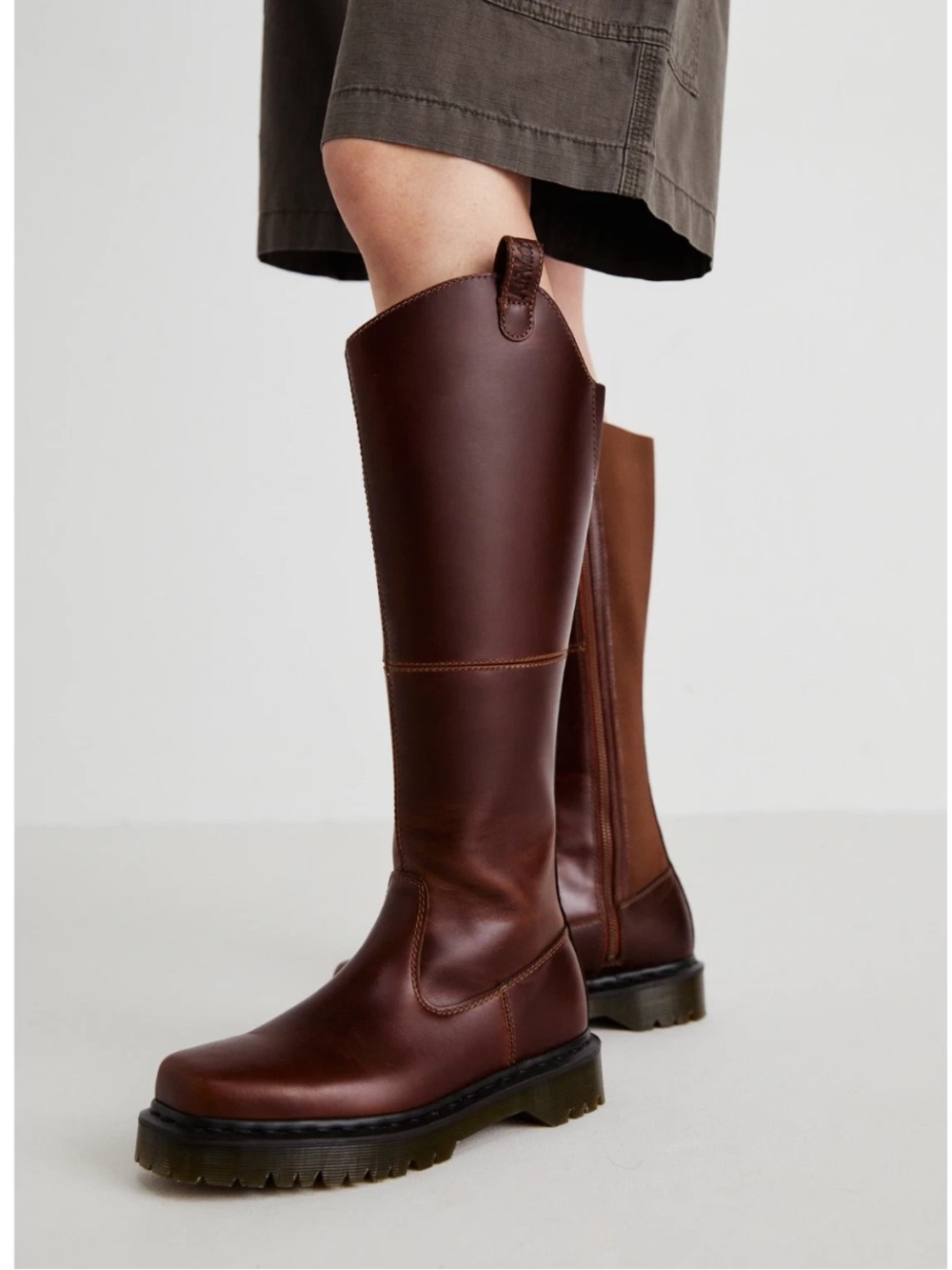 Dr Martens X Free People Amaayah Knee High Leather Boots new - Picture 13 of 15